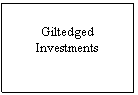 Zone de Texte: Giltedged
Investments 
